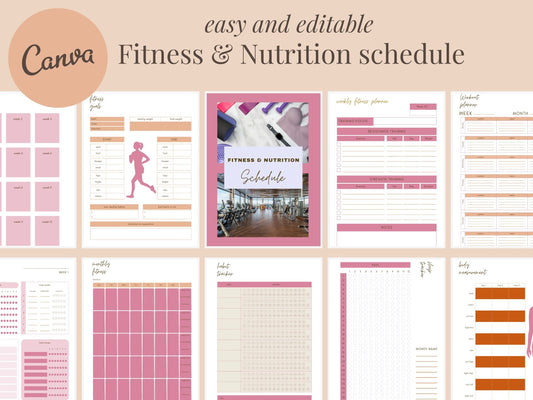 Fitness & Nutrition Schedule